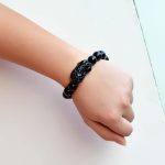 Black Obsidian Pixiu Bracelet - Wealth Protection - Buddha & Karma