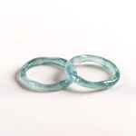 Green Jade Wealth Ring - Buddha & Karma