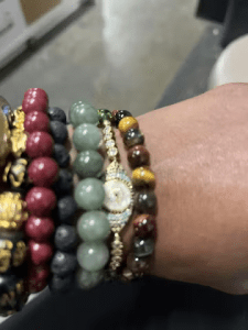 Natural Peridot Style Evil Eye Bracelet photo review