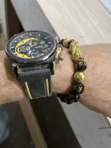 Feng Shui Bracelet - Pixiu Black Obsidian Bracelet for Wealth photo review