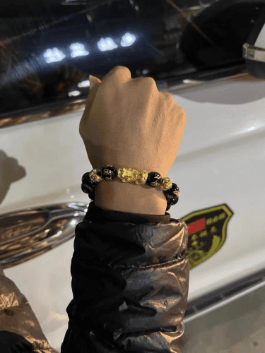 🔥🎉DIYSTAR Pi Xiu Obsidian Bracelet – Unlock Wealth & Attract Good Fortune photo review
