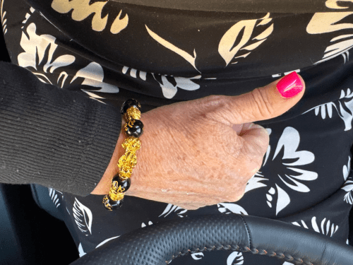 🔥🎉DIYSTAR Pi Xiu Obsidian Bracelet – Unlock Wealth & Attract Good Fortune photo review