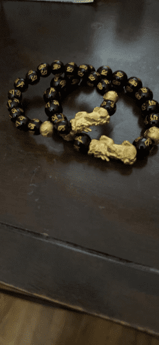 🔥🎉DIYSTAR Pi Xiu Obsidian Bracelet – Unlock Wealth & Attract Good Fortune photo review