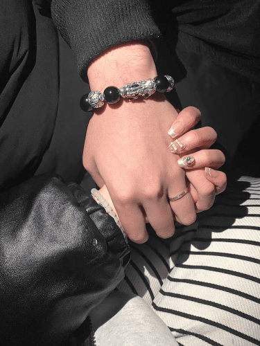 🔥🎉DIYSTAR Pi Xiu Obsidian Bracelet – Unlock Wealth & Attract Good Fortune photo review