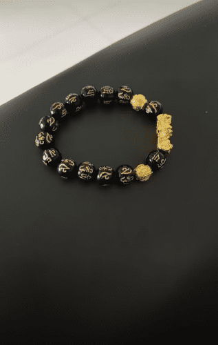 🔥🎉DIYSTAR Pi Xiu Obsidian Bracelet – Unlock Wealth & Attract Good Fortune photo review