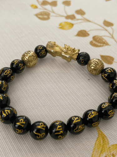 🔥🎉DIYSTAR Pi Xiu Obsidian Bracelet – Unlock Wealth & Attract Good Fortune photo review