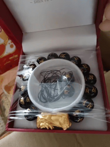 🔥🎉DIYSTAR Pi Xiu Obsidian Bracelet – Unlock Wealth & Attract Good Fortune photo review